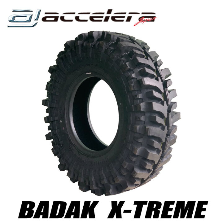 楽天市場】31×10.50-15 LT 110N アクセレラ BADAK X-TREME 31×10.50R15  
