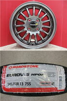 楽天市場】145／80R13（タイヤ本数4本）（タイヤ・ホイールセット 