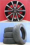 限定セット 中古 4本 トーヨー GIZ 2 165/70R14 スタッドレス タイヤ ホイール セット 冬 国産 スイフト …