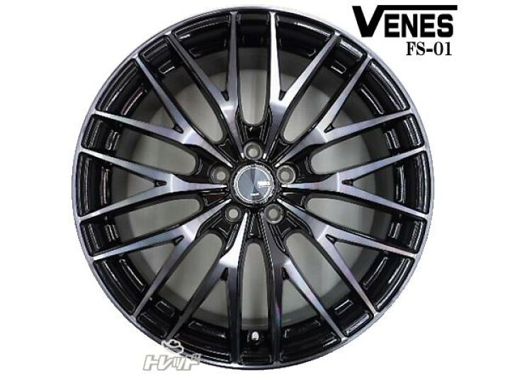 楽天市場】20インチ 新品 アルミホイール 4本SET VENES FS01 8.5J +45 