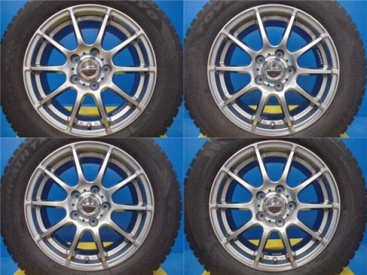 楽天市場】中古 4本 スタッドレス タイヤ 215/60R16 アルミホイール 