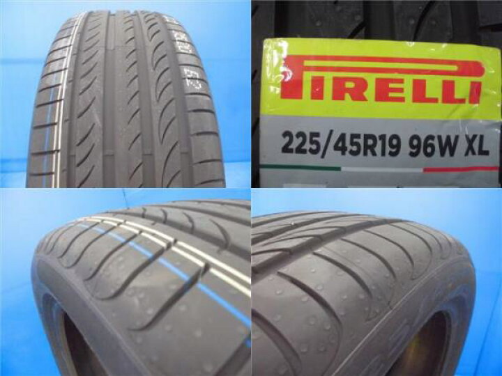 楽天市場】4本 新品 サマー タイヤ 225/45R19 中古 アルミホイール付き 