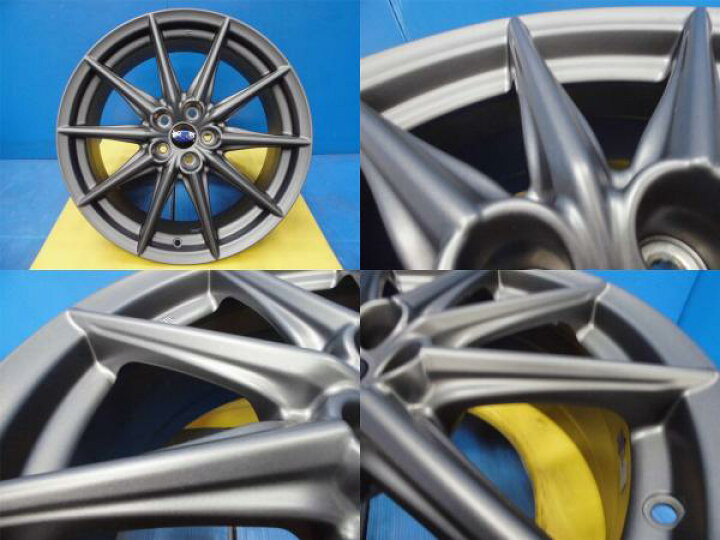 楽天市場】中古4本 BRZ 純正 18インチ アルミ ホイール 単品 7.5J+48 