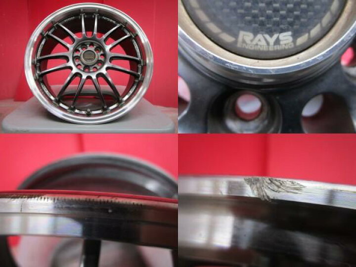 楽天市場】限定1台! RAYS VOLK RACING RE30 18 7.5 +50 5H100 中古4本 