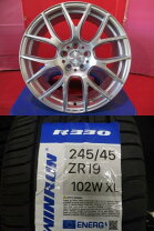 楽天市場】245／45R19（サマータイヤ・ホイールセット｜タイヤ 