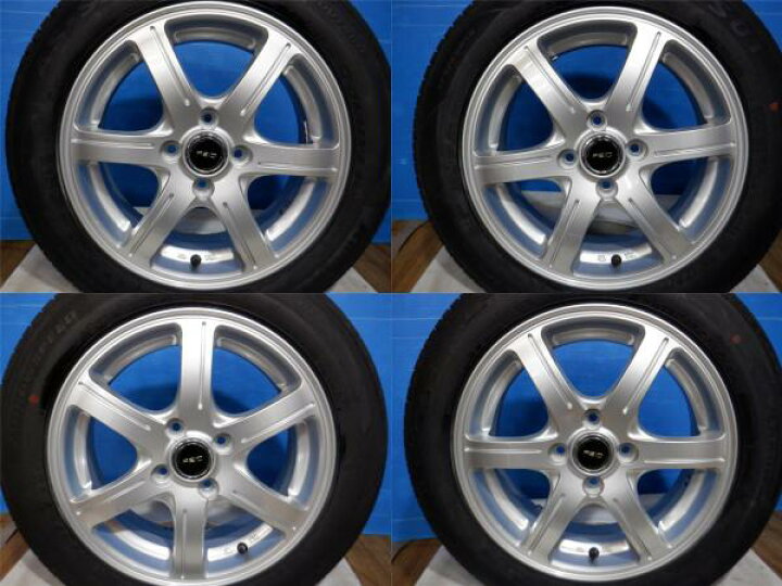 楽天市場】4本 セット 中古 ホイール FEID 15x5.5J +52 4H100 新品 夏 