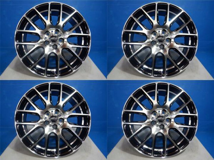 楽天市場】新品 4本 ホイールのみ F-Direction WM8 17インチ 7.0J+48 5 