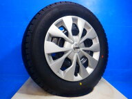 4本set 195/65R15 新品スタッドレスタイヤ グッドイヤー アイスナビ7 中古 ニッサン セレナ純正 スチール…