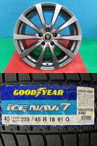楽天市場】225／45R18（タイヤ本数4本）（スタッドレスタイヤ 