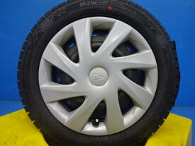 ダイハツ タント ムーブ 冬タイヤ 中古 ダイハツ純正 14x4.5 +45 4H100 新品 ネクセン WINGUARD ice2 155/65R14 2024年製 輸入 スタッドレス 純正スチール 鉄ホイール ウィンガードアイス2 軽自動車 ダイハツ車 L385S LA600S LA610S LA650S L285S L285V
