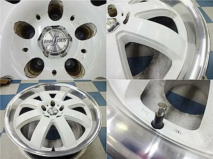 楽天市場】19インチ 8.5J 9.5J 各2本 中古アルミホイール ファブレス 