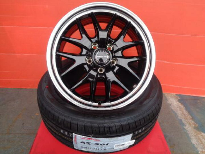 楽天市場】送料無料 205/55R17 AS01 マルカ VERTEC ONE EXE7 17インチ 