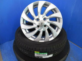 160系 カローラアクシオ 4本 トヨタ純正 15インチ 4H 4穴 PCD 100 新品 国産 ダンロップ 175/65R15 ラジアルタイヤ 低燃費タイヤ 夏用タイヤ 夏タイヤ 夏タイヤセット ラジアル 夏用 夏 タイヤ ホイール 純正アルミ ノーマル サマータイヤ