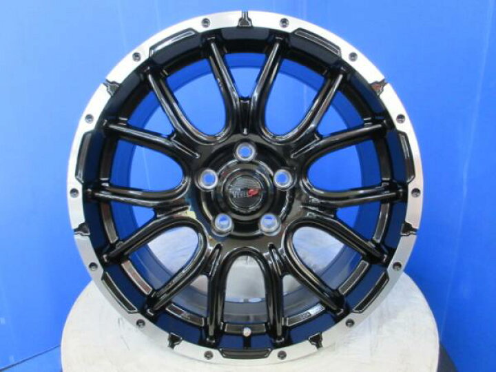 楽天市場】トヨタ 20系 ヴェルファイア 4本 新品セット 黒 メッシュ 17 