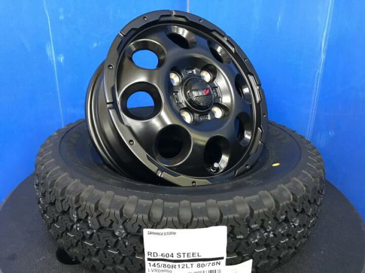 楽天市場】軽トラック 軽バン用 新品4本セット 145/80R12 80/78LT 