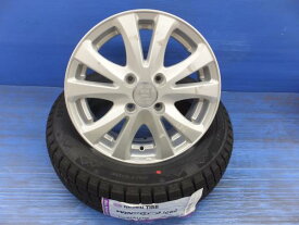 24年製 ネクセン ウィンガードアイス2 155/65R14 テクノピア 14インチ 新品スタッドレス 中古ホイール 4本セット デイズ タント スペーシア
