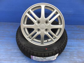 24年製 ネクセン ウィンガードアイス2 155/65R14 ダイハツ 純正アルミ 14インチ 新品スタッドレス 中古ホイール 4本セット ムーヴ タント等