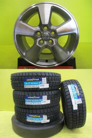 170 シエンタ 新品冬タイヤ 中古アルミ 185/60R15 グッドイヤー アイスナビ7 2022年製 ウィッシュ 純正アルミ 6.0J 15 5/100 +45