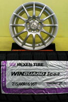 楽天市場】215／60R16 114.3-5穴（スタッドレスタイヤ・ホイールセット 