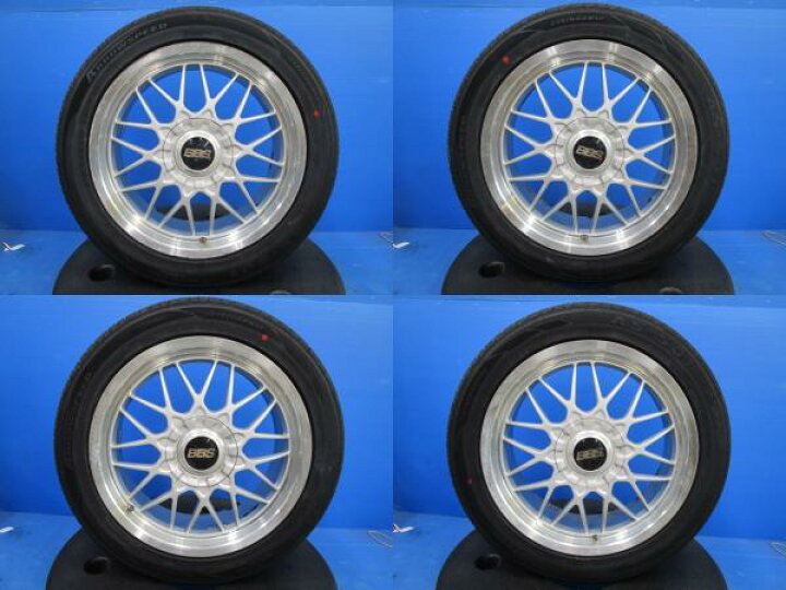 楽天市場】中古 BBS RG249 17インチ 7J +50 5H114.3 新品 夏タイヤ 215 