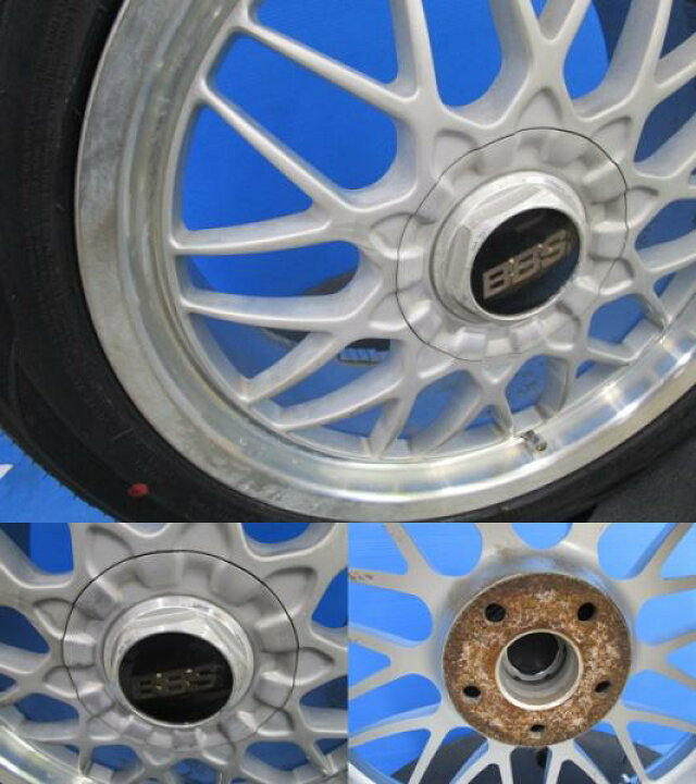 楽天市場】中古 BBS RG249 17インチ 7J +50 5H114.3 新品 夏タイヤ 215 