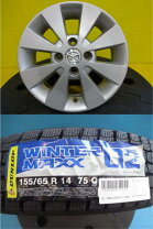 楽天市場】155／65r14 4本セット スズキ純正ホイールの通販