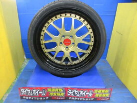 245/35R20 WINRUN R330 2本 中古 コンチネンタル MC5 在庫処分 共豊 AME シャレンVWX 8.5J-20 +38 5H114.3 アルファード ヴェルファイア 旧エルグランド エクストレイルなどに ゴールドディスク ブラックリム レッドセンターキャップ 目立つ事間違いなし 人と被らない