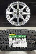 楽天市場】155／65r14 75s dunlop ダンロップ ec202l タイヤホイール4 