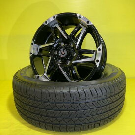 【6/1 0時～最大2,000円OFFクーポン配布中】プラド ハイラックス 等に 265/60R18 中古 ミシュラン ラティチュード ツアーHP 2022年製 新品 ウェッズ アドベンチャー MUD VANCE 05 8J 18 +20 6/139.7 夏タイヤ セット 棚倉