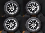 N-BOX スペーシア タント 4本セット 送料無料 新品 国産 ダンロップ エナセーブ EC204 155/65R14 中古 A-…