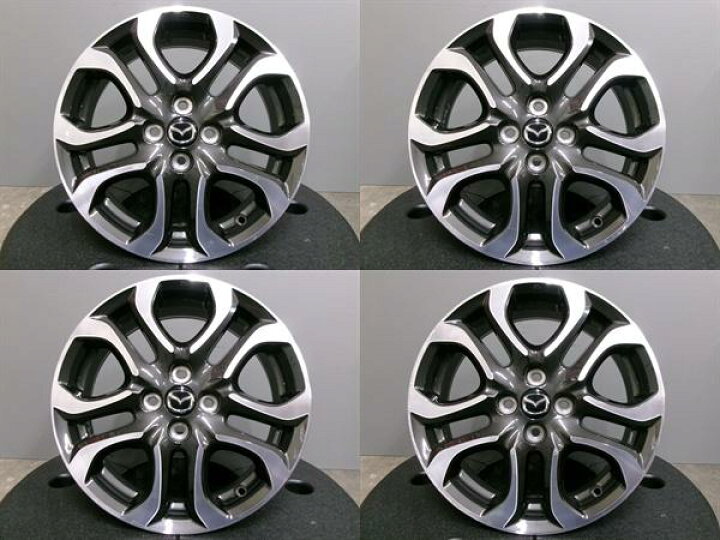 楽天市場】新品 165/50R16 夏タイヤ 中古 デミオ純正 アルミホイール 