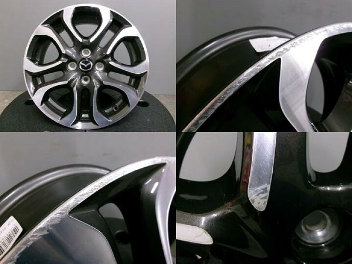 楽天市場】新品 165/50R16 夏タイヤ 中古 デミオ純正 アルミホイール 