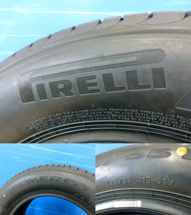 楽天市場】195/65R15 新品 サマー タイヤ 4本 SET ピレリ POWERGY 