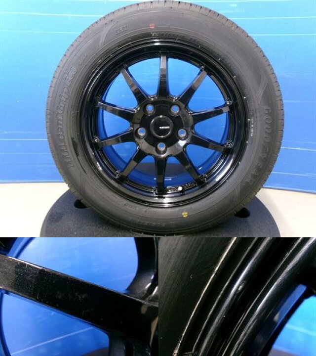 楽天市場】中古アルミ 新品タイヤ グッドイヤー EG01 205/60R16 + G 