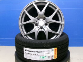 クラウン アルミ タナベ SSR 夏タイヤ 225/45R18 ピレリ POWERGY 18インチ 8J+35 5H114.3 HS マジェスタ MIRAI マークXジオ 岡崎