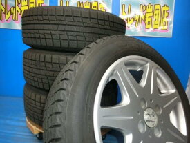 送料無料 中古 スタッドレス プラクティバアイス BP02 185/60R15 84Q ホイール付 4本 カローラアクシオ ヴィッツ フィット ミニ