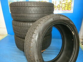 送料無料 中古 スタッドレス ピレリ アイスアシンメトリコ 245/45R18 100Q 4本 スカイライン シーマ フェアレディZ フーガ ガリュー 5シリーズ Sクラス