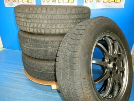 送料無料 中古 ブリヂストン ブリザック VRX 175/65R15 84Q ホイール 4本 キューブ ヴィッツ フィット ポルテ アクア スイフト スペイドインサイト スペイド