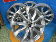 送料無料 中古 マツダ 純正 アルミ ホイール 18 インチ 7.0J +50 5H114.3 4本 MAZDA3 セダン MPV MX-30 …
