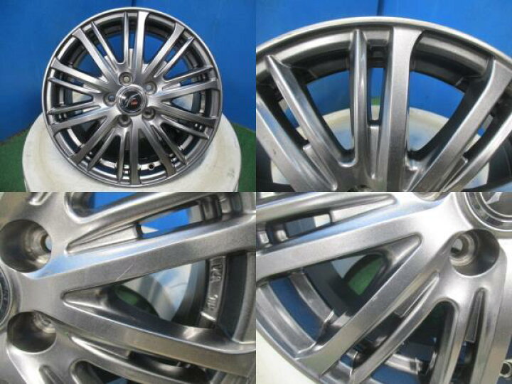 楽天市場】4本 中古 Weds Fang 15インチ 6J +43 100 5H アルミホイール 