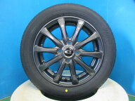 4本 新品 タイヤ 2026年製 ブリヂストン NEWNO 155/65R14 アルミホイール 14インチ 4.5J +45 100 軽自動…