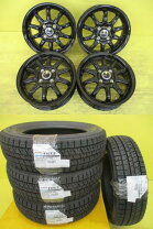 楽天市場】155/65r14 スタッドレス ホイールセット vrx2 フジ（タイヤ 