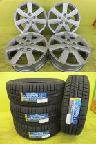 楽天市場】205／60r16 ヴォクシー スタッドレス ホイールセット 