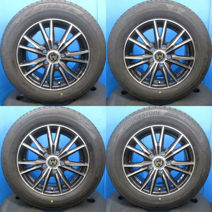 楽天市場】新品 195/65R15 セレナ 中古 ホイール ガンメタポリッシュ 