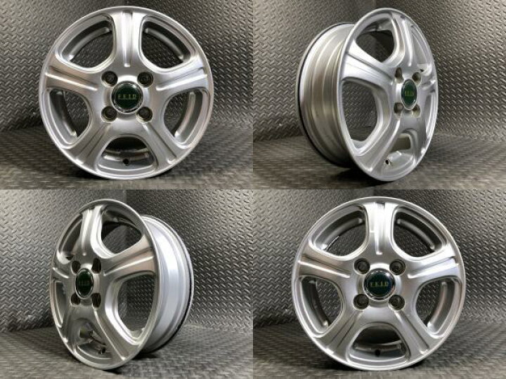 楽天市場】【中古ホイール4本セット】社外 FEID 4J-13 +45 100 4H 