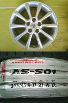 楽天市場】215／45R17（P.C.D（mm）114.3）（サマータイヤ・ホイール 
