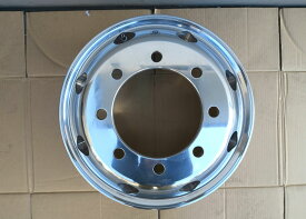 【中古】19.5x6.75 8H 147 ALCOA アルコア Dura-Bright デュラブライト（ブラックラベル） ISO 19.5インチ【トラック用アルミホイール】