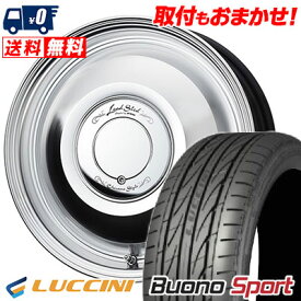 165/55R15 75V LUCCINI Buono Sport WORK Lead Sled サマータイヤホイール4本セット 【取付対象】
