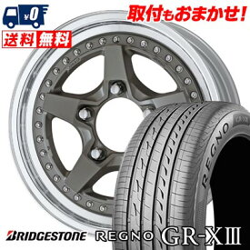 215/60R16 95V BRIDGESTONE REGNO GR-X3 WORK CRAG GALVATRE2 サマータイヤホイール4本セット 【取付対象】