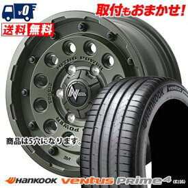 215/60R16 99V XL HANKOOK Ventus Prime4 K135 NITROPOWER H12 SHOTGUN Tactical Edition サマータイヤホイール4本セット 【取付対象】